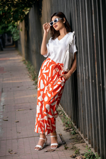 SAPHELLA DESIGN SHORT SLEEVE TEA JUMPSUIT