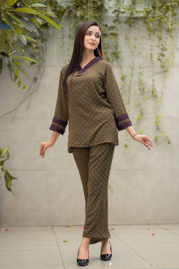 Olive Luxe Co-ord Set