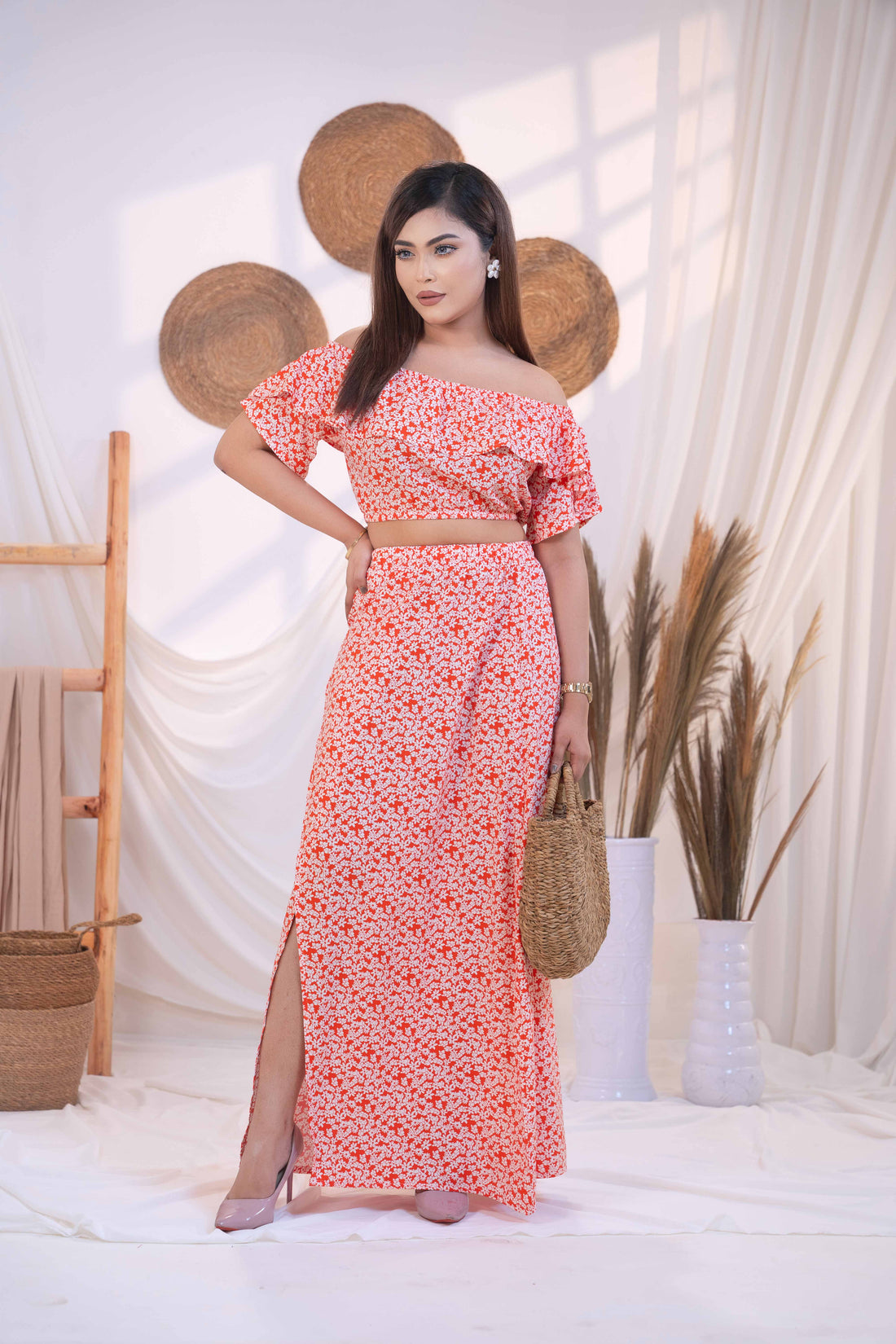 Wildflower Wander Off-Shoulder Dress