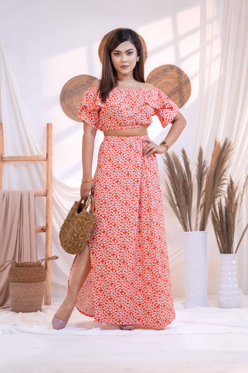 Wildflower Wander Off-Shoulder Dress