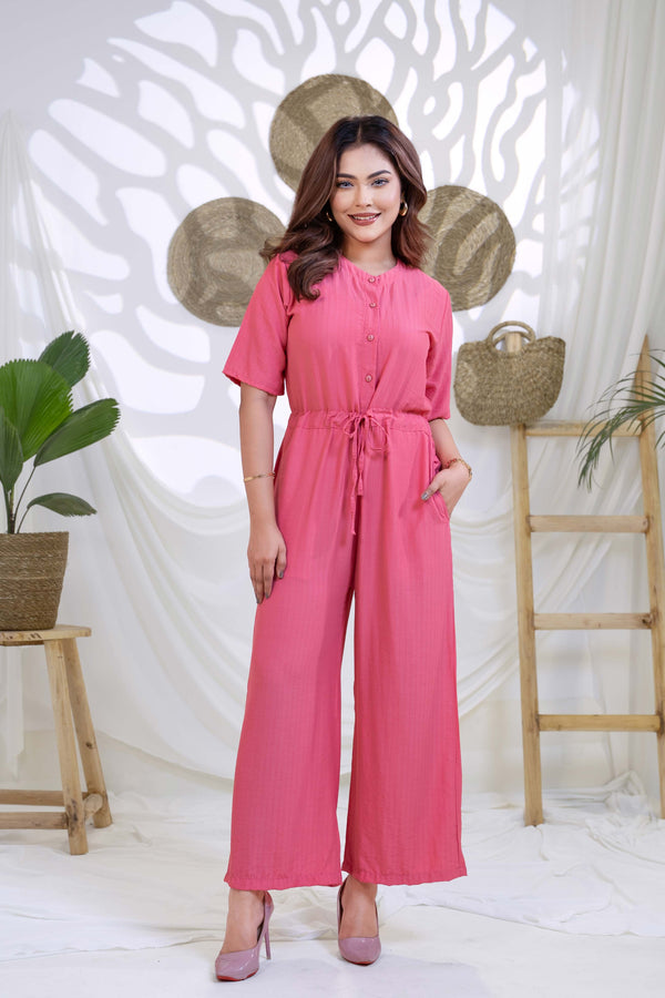Roselle Drawstring Jumpsuit