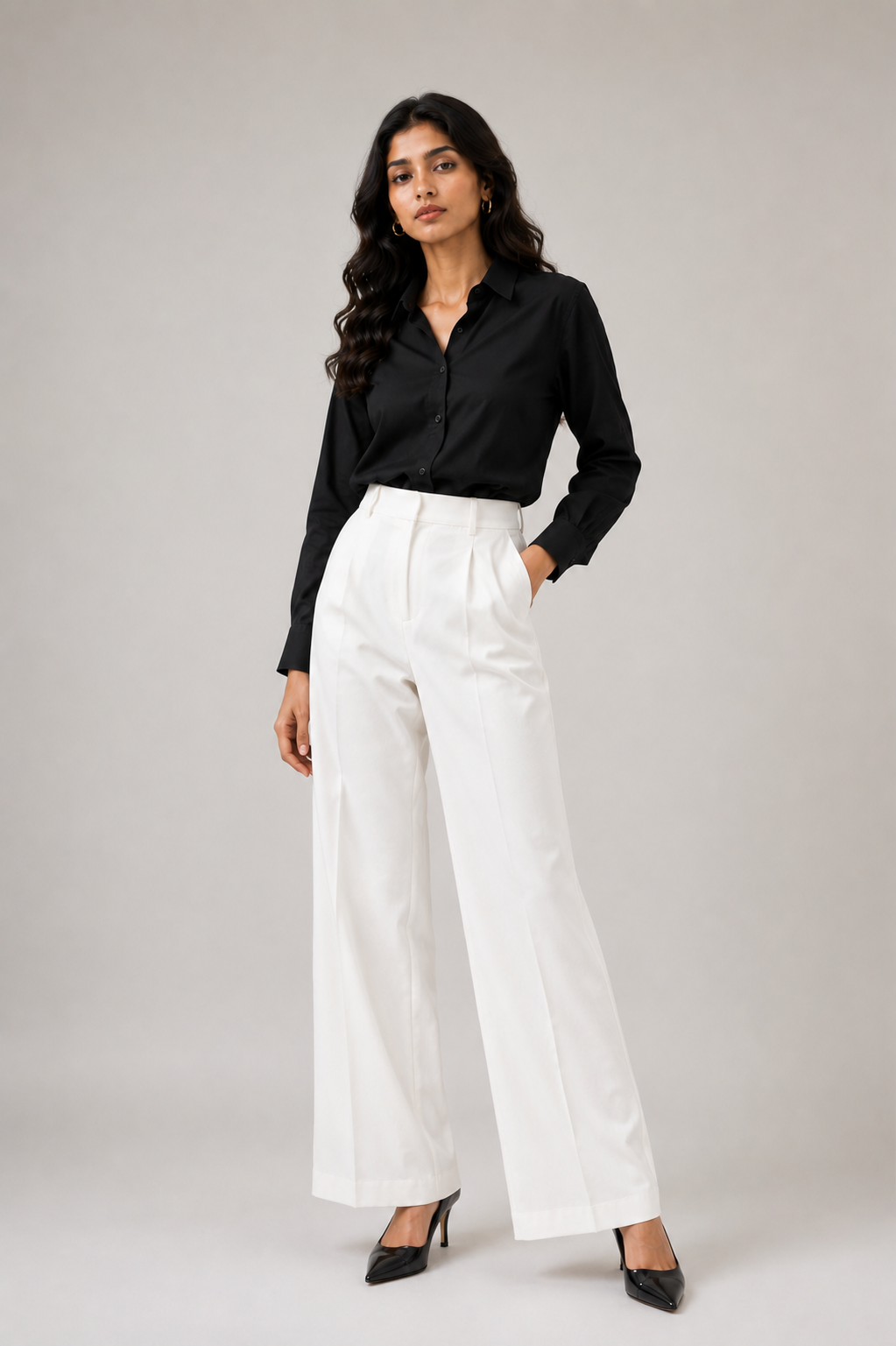 ZYNA Women's Classic Formal Shirt